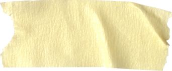 Yellow masking tape torn. Cut out, png.